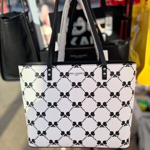 Kate Spade Black and White Tote Bag